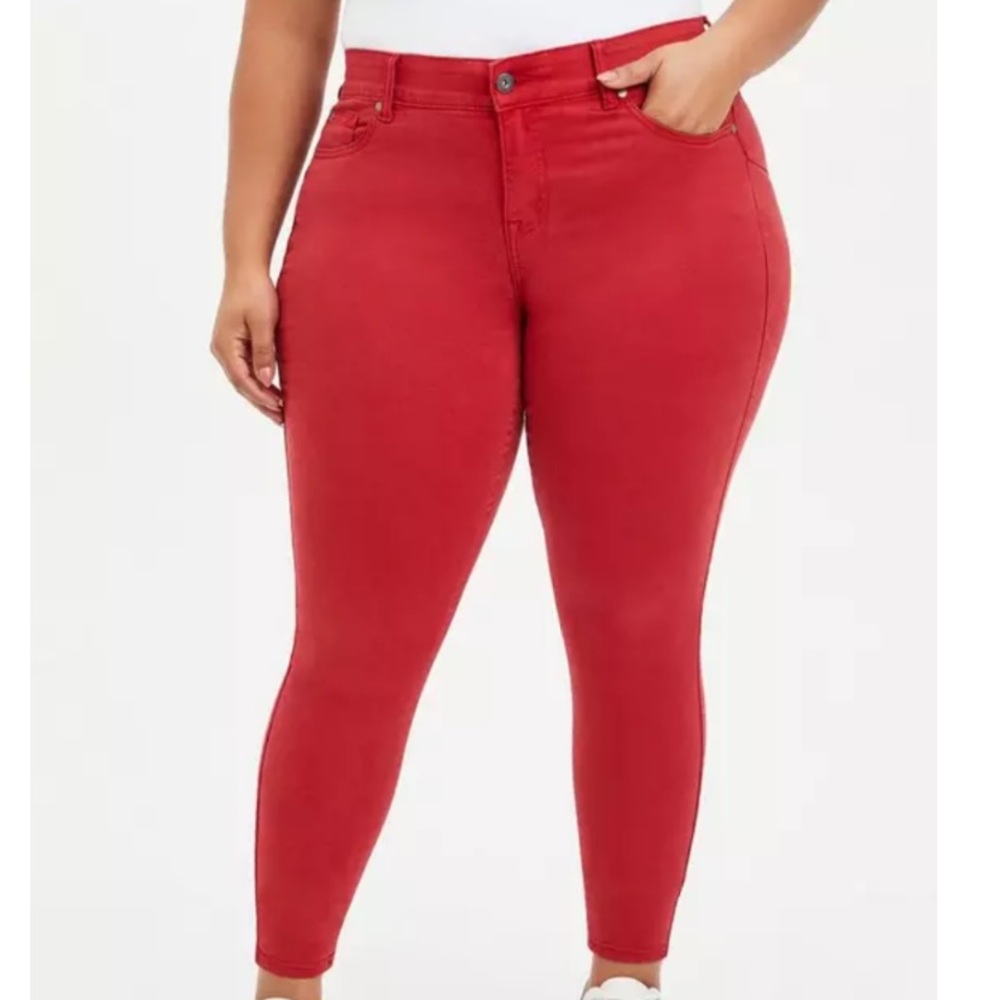 Torrid Bombshell Skinny Super Soft High-Rise Trouser - Tall Fit